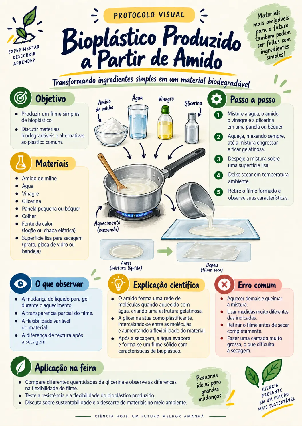 Bioplástico Produzido a Partir de Amido