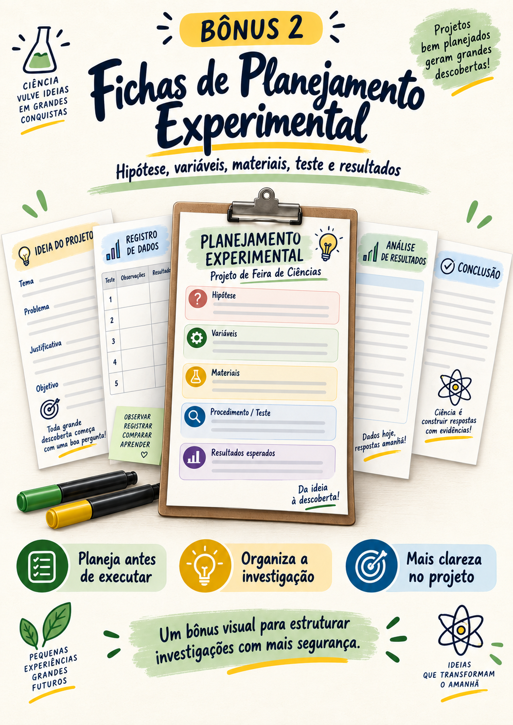 FICHAS DE PLANEJAMENTO EXPERIMENTAL